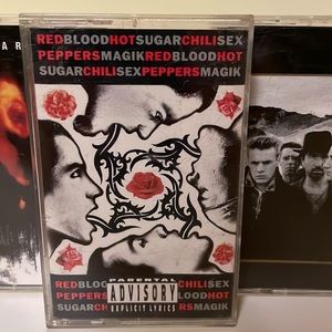 90s classics Red Hot Chili Peppers U2 Soundgarden REM rock pop 1990s cassettes